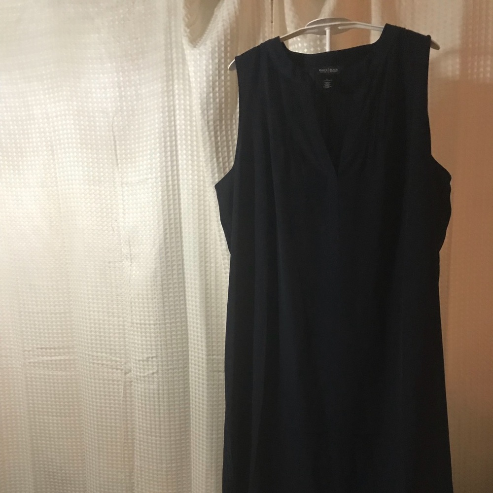 White House black market navy tunic dress